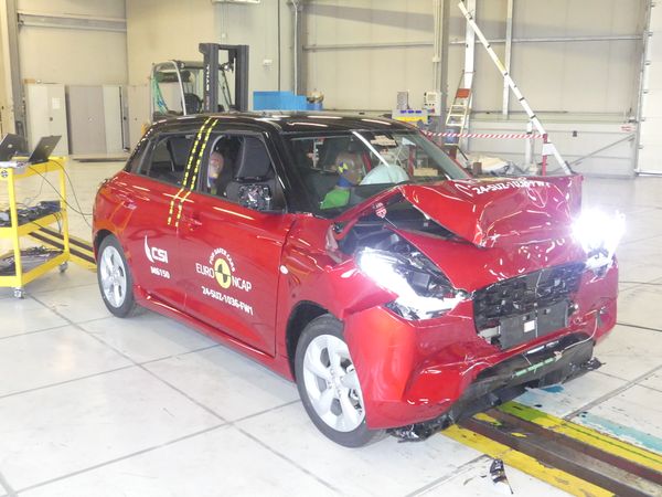 Euro NCAP Suzuki Swift crashtest veilig onveilig