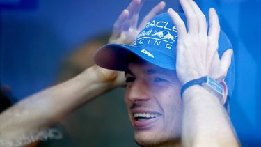 Red Bull Racing's Dutch driver Max Verstappen smiles during the media day ahead of the Sao Paulo Formula One Grand Prix at the Jose Carlos Pace racetrack, aka Interlagos, in Sao Paulo, Brazil on November 6, 2025. 
Miguel SCHINCARIOL / AFP
