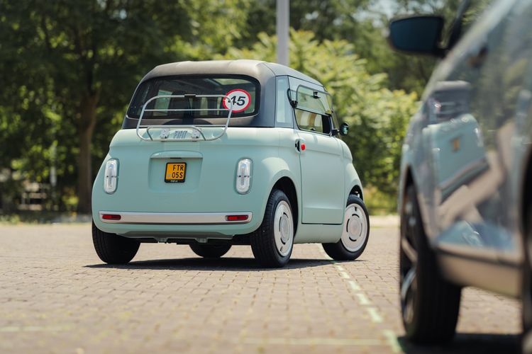 Fiat Topolino microcar EV goedkoopste elektrische auto Amerika Verenigde Staten Donald Trump