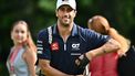 2023-09-17 10:44:45 Alpha Tauri's Australian driver Daniel Ricciardo arrives before the Singapore Formula One Grand Prix night race at the Marina Bay Street Circuit in Singapore on September 17, 2023. 
Lillian SUWANRUMPHA / AFP