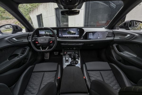 Interieur van de Audi RS5