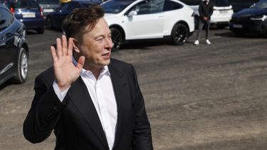 Elon Musk bezocht eind 2020 het terrein nabij Berlijn waar de Tesla Gigafactory gebouwd wordt