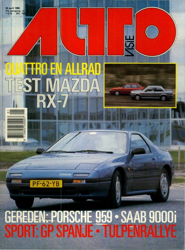 Covermodel Mazda RX-7: Porsche-ontwerp met bijzondere motor