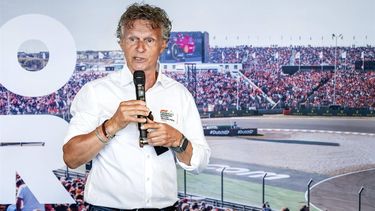 ZANDVOORT - Jan Lammers, sportief directeur Dutch Grand Prix, tijdens een persconferentie over de organisatorische voortgang en sportieve stand van zaken over de Formule 1-race Dutch Grand Prix. ANP REMKO DE WAAL