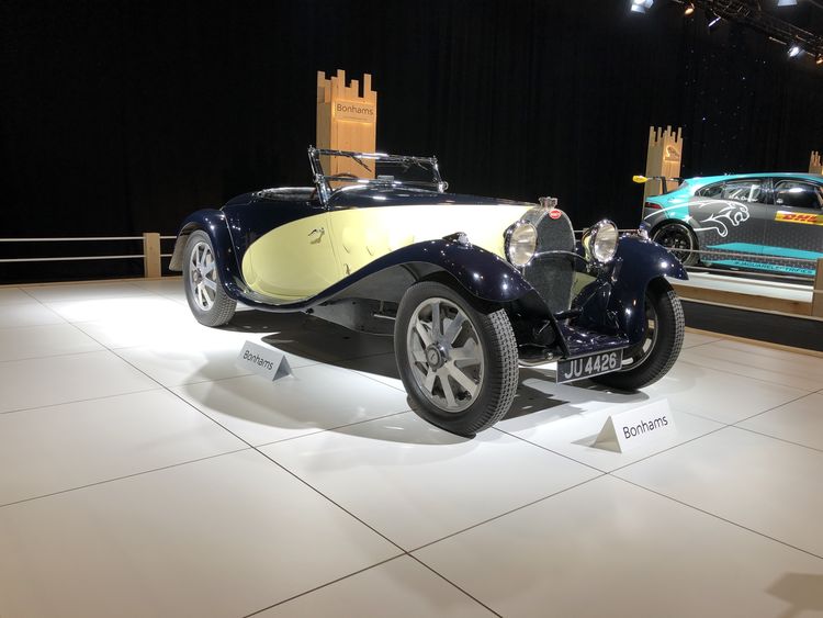 Bugatti Typ 55 Autosalon van Brussel