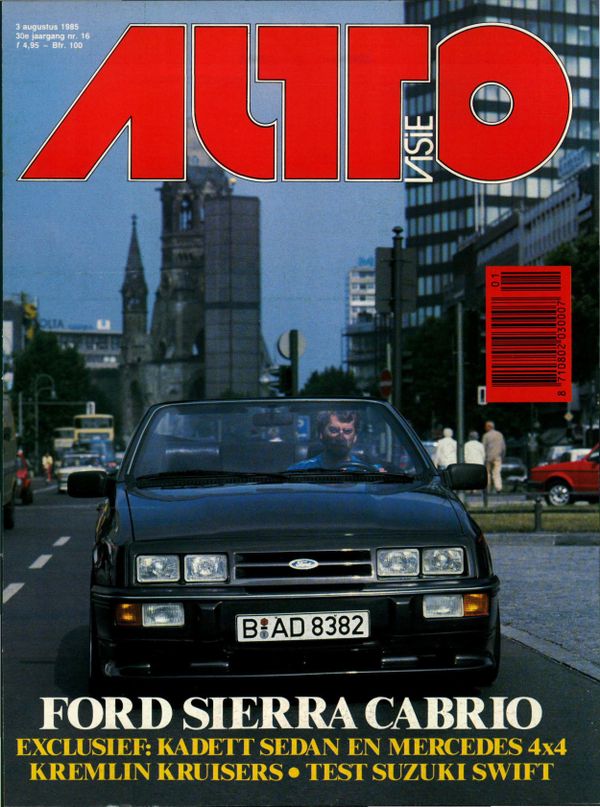 Covermodel: Ford Sierra Cabriolet - toen auto’s openzagen nog een ding was
