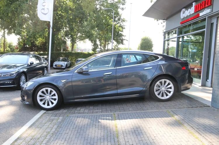 Tesla Model S 75 Base 2017 occasion tweedehands auto elektrische auto EV Free Tesla Supercharging levenslang gratis laden