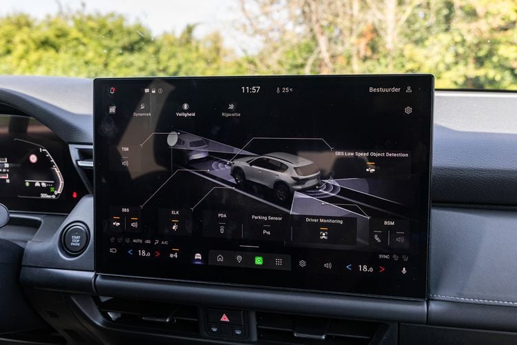 Infotainmentscherm van de Mazda CX-5