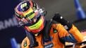epa12558287 McLaren driver Oscar Piastri of Australia gestures after taking the pole position in the Qualifying for the Formula 1 Qatar Grand Prix at the Lusail International Circuit racetrack outside Doha, Qatar, 29 November 2025. The Formula 1 Qatar Grand Prix will be held on 30 November 2025.  EPA/ALI HAIDER