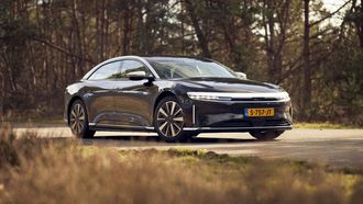 Lucid Air elektrische auto EV water schade