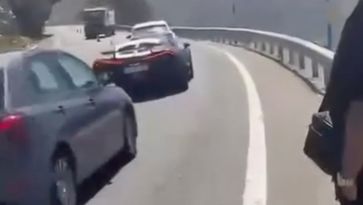Bugatti Tourbillon crash Volkswagen Polo ongeluk schade