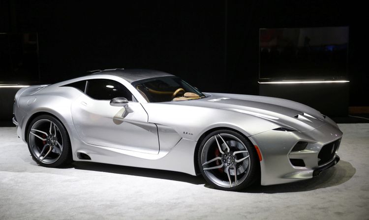 The 2016 Fisker V10 Force 1 is unveiled during the official launch of VLF Automotive at the North American International Auto Show in Detroit
