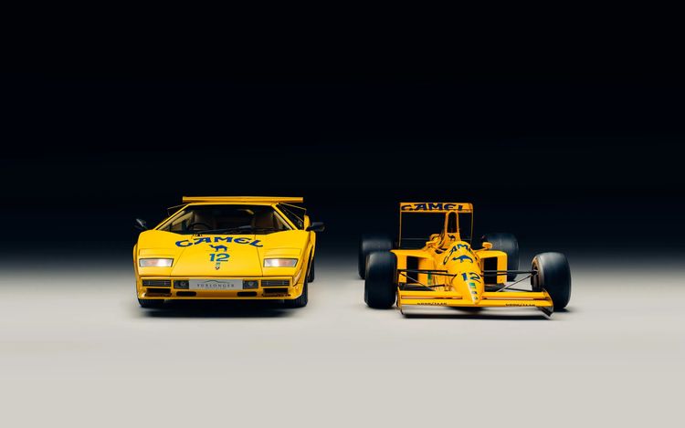 Lamborghini Countach en Lotus Type 102