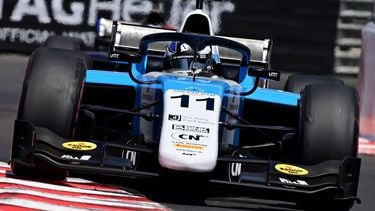 MP Motorsport Dutch driver Richard Verschoor competes during 2021 FIA Formula 2 championship at the Monaco street circuit in Monaco, on May 21, 2021.  
ANDREJ ISAKOVIC / AFP