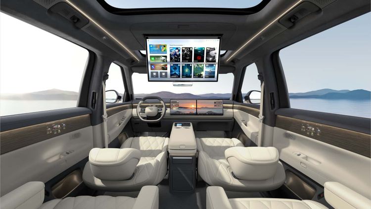 Volkswagen ID. Era 9X elektrische auto range extender VW scherm schermen touchscreen