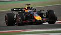 Red Bull Racing's Dutch driver Max Verstappen races during the Bahrain Formula One Grand Prix at the Bahrain International Circuit in Sakhir on April 13, 2025. 
Giuseppe CACACE / AFP