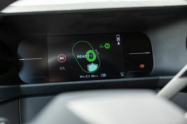 Digitaal instrumentarium van de Renault Twingo