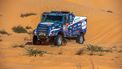 epa11826611 Mitchel Van Den Brink of the Netherlands, Jarno Van De Pol of the Netherlands, and Moises Torrallardona of Spain compete with their Iveco PowerStar for Eurol Rally Sport during the 10th stage of the 2025 Dakar Rally from Haradh to Shubaytah, Saudi Arabia, 15 January 2025.  EPA/Gerard Laurenssen