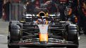 2023-09-17 15:13:35 Red Bull Racing's Dutch driver Max Verstappen drives in the pit lane during the Singapore Formula One Grand Prix night race at the Marina Bay Street Circuit in Singapore on September 17, 2023.  
CAROLINE CHIA / POOL / AFP