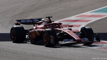 epa11767848 Scuderia Ferrari driver Charles Leclerc of Monaco in action during the Formula One post-season test session at the Yas Marina Circuit racetrack in Abu Dhabi, United Arab Emirates, 10 December 2024.  EPA/ALI HAIDER