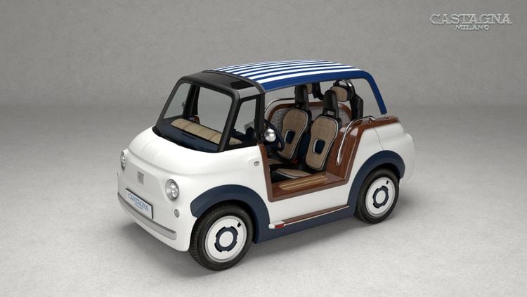 Mini Rolls-Royce van spotgoedkope EV: dit is de Topolino cabrio