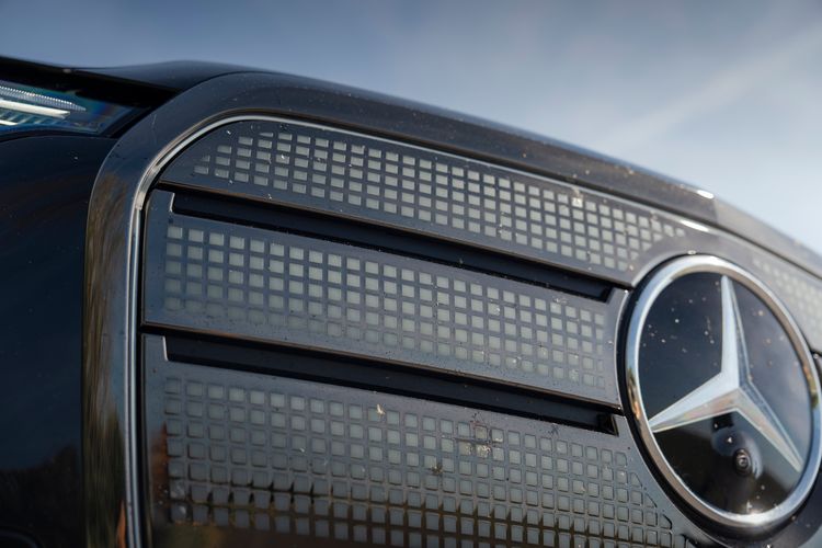 Grilledetail van de Mercedes-Benz GLC
