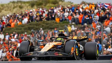 ZANDVOORT - Lando Norris (McLaren) tijdens de F1 Grand Prix van Nederland op het Circuit van Zandvoort. ANP SEM VAN DER WAL