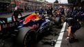 Red Bull Racing's Dutch driver Max Verstappen makes a pit stop as he takes part in the first practice session at the Spa-Francorchamps circuit, in Spa, ahead of the Formula One Belgian Grand Prix, on July 17, 2026.  
JOHN THYS / AFP