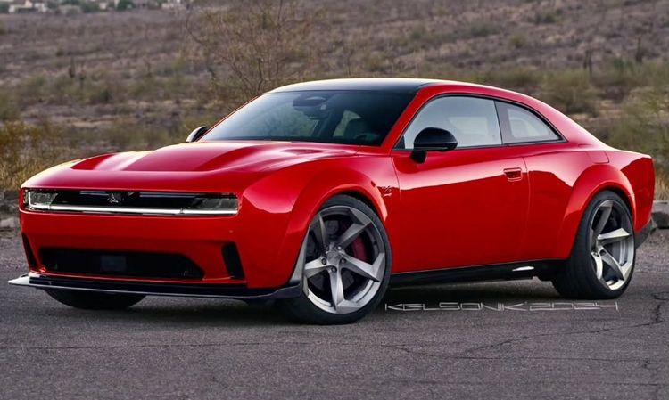 Dodge Charger Daytona R/T Scat Pack widebody design musclecar EV elektrische auto