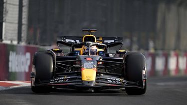 Red Bull Racing's Dutch driver Max Verstappen races during the second practice session of the Formula One Mexico City Grand Prix at the Hermanos Rodriguez racetrack, in Mexico City on October 25, 2024.  
Alfredo ESTRELLA / AFP