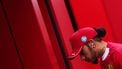 epa12281059 Scuderia Ferrari driver Lewis Hamilton of Britain walks in the paddock prior the Formula 1 Hungarian Grand Prix at the Hungaroring racetrack in Mogyorod near Budapest, Hungary, 03 August 2025.  EPA/ANNA SZILAGYI