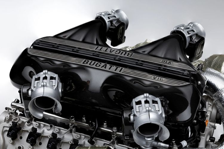 Bugatti Tourbillon V16 Cosworth schaalmodel Amalgam