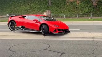 crash Lamborghini Huracán Evo