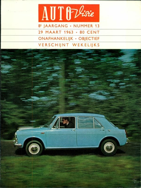 Autovisie 13 1963, covermodel, bmc AD016