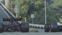 Formule 1s uit de jaren tachtig op de openbare weg