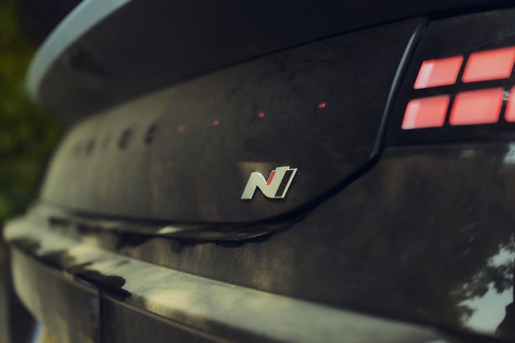 N-logo op de Hyundai Ioniq 6 N