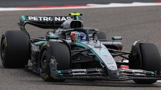 epa11925197 Mercedes driver Andrea Kimi Antonelli of Italy in action during the Formula 1 pre-season testing at Bahrain International Circuit in Sakhir, Bahrain, 26 February 2025.  EPA/ALI HAIDER