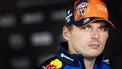 ZANDVOORT - Max Verstappen (Red Bull Racing) staat de pers te woord tijdens de F1 Grand Prix van Nederland op het Circuit van Zandvoort. REMKO DE WAAL / ANP