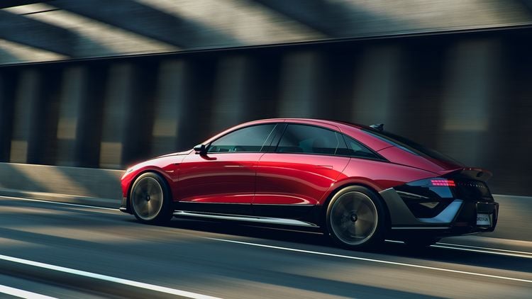 Hyundai Ioniq 6 N met N Line-pakket, elektrische auto