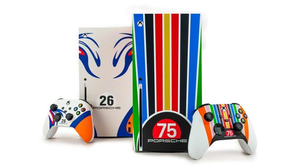 Xbox-consoles in Porsche-kleuren