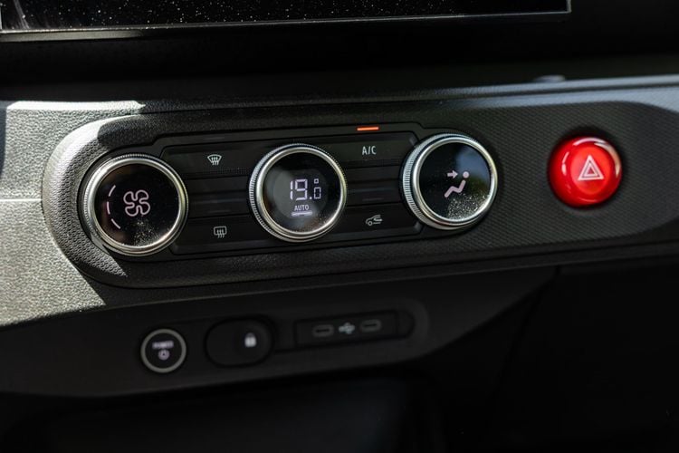 Klimaatbediening van de Renault Twingo