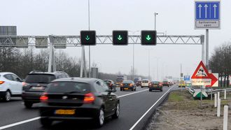 Spitsstrook Rijkswaterstaat