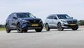 Mazda CX-5 en Renault Espace op de testbaan