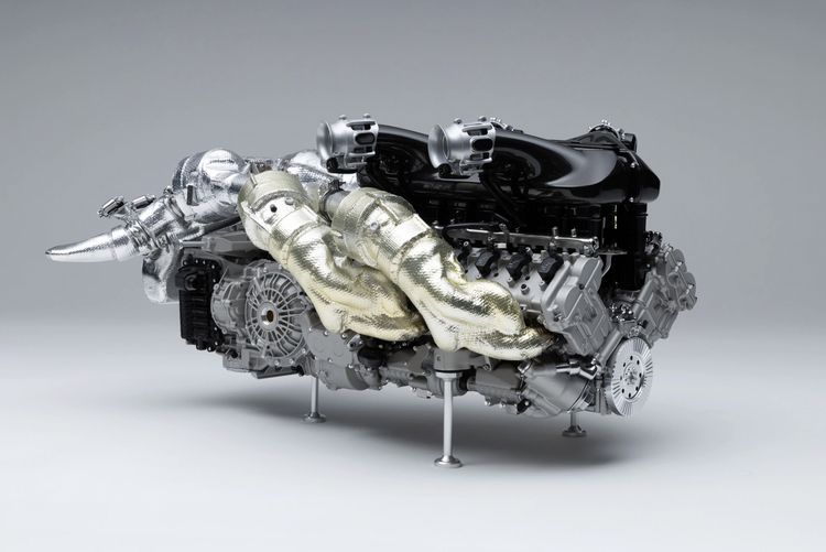 Bugatti Tourbillon V16 Cosworth schaalmodel Amalgam